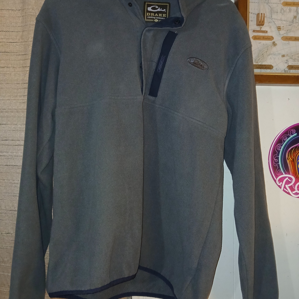 Drake Dark Gray and Navy Fleece Jacket